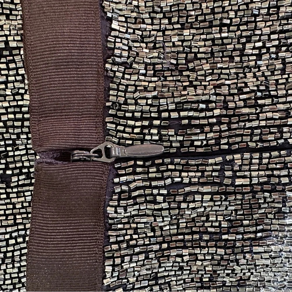 Joie Beaded Skirt in Midnight Blue - Size 12 - NWT - Picture 10 of 10